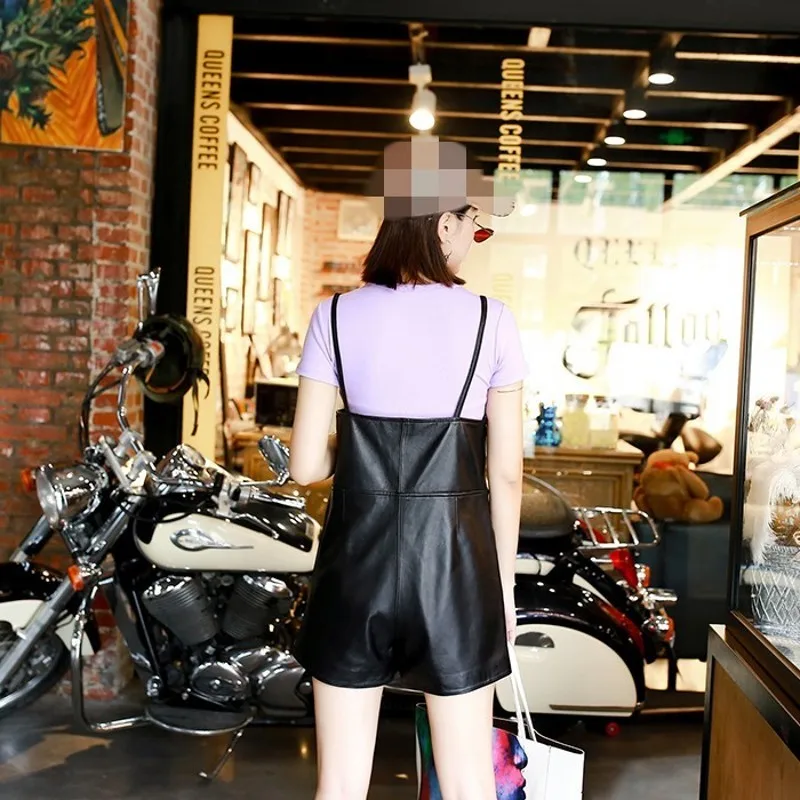 Новинка 2020 брендовый женский короткий комбинезон Облегающий в Корейском стиле