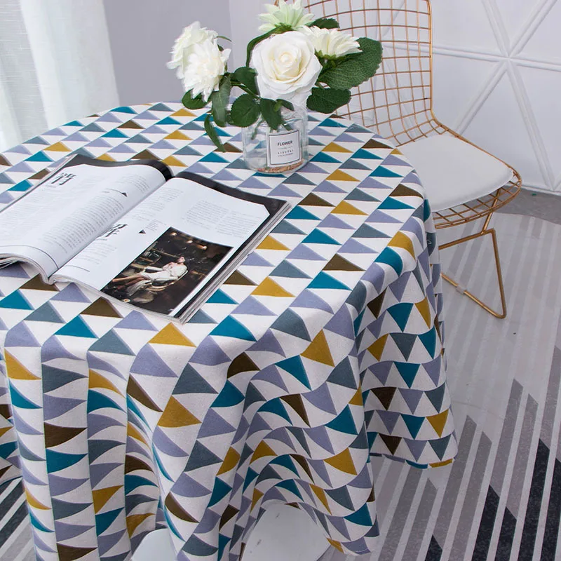 Kitchen Tablecloth Round Dinner Table Cloth Dinning Room Desk Cover for Event Wedding Birthday Party 100cm 150cm | Дом и сад