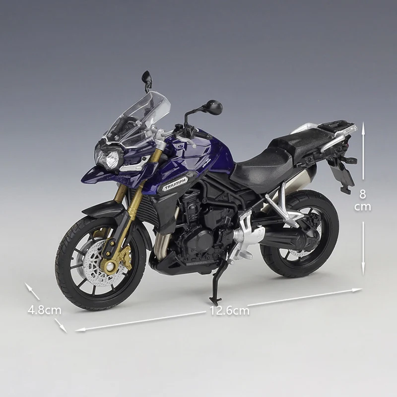Модель мотоцикла Welly 1:18 TRIUMPH Tiger Explor сплав модель мотор велосипед миниатюрная