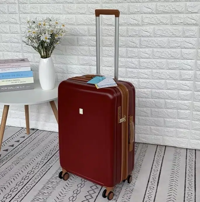 1pcs luggage Travel tale модная дорожная сумка в стиле ретро ручной Спиннер чемодан koffers тележки для туда и обратно 2" 25 29" дюймов - Цвет: 1pcs luggage