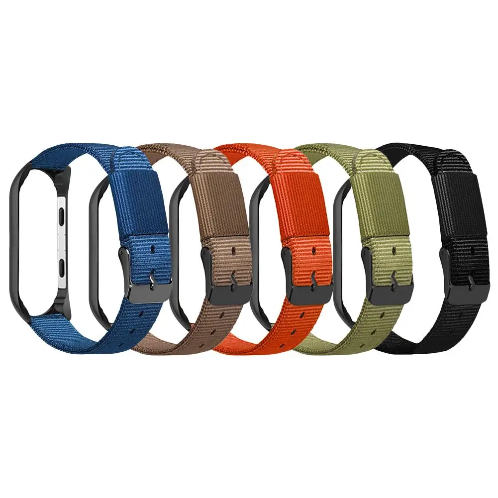 Для Xiaomi 3 MI Band 4 Универсальный спортивный Премиум холщовый сменный Браслет