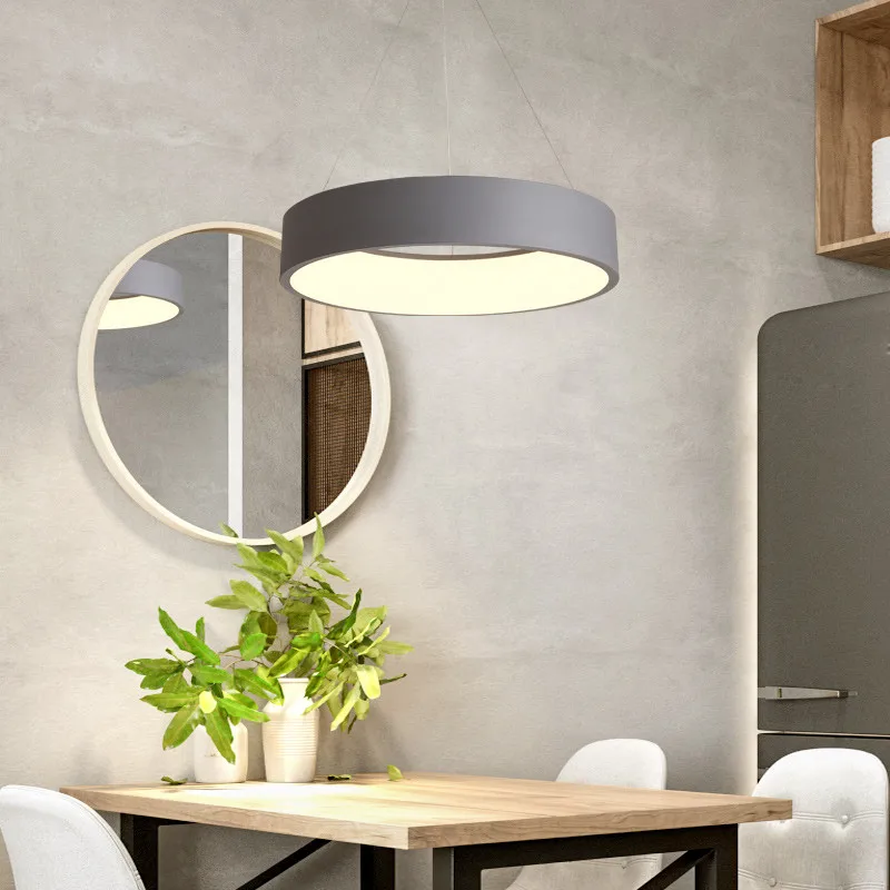 Современные подвесные светильники минималистичное светодиодное освещение с