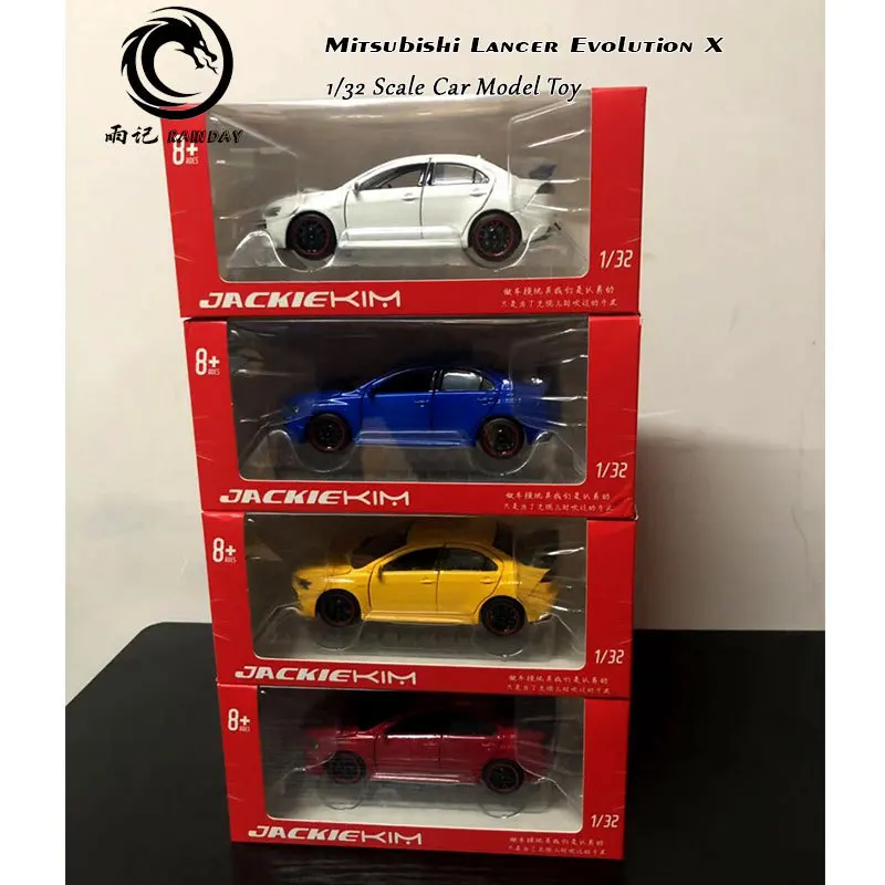 RD 1/32 масштабная модель автомобиля игрушки Mitsubishi Lancer Evolution X звук и свет Литье Металла Отступить модели автомобиля игрушки для подарка, для детей