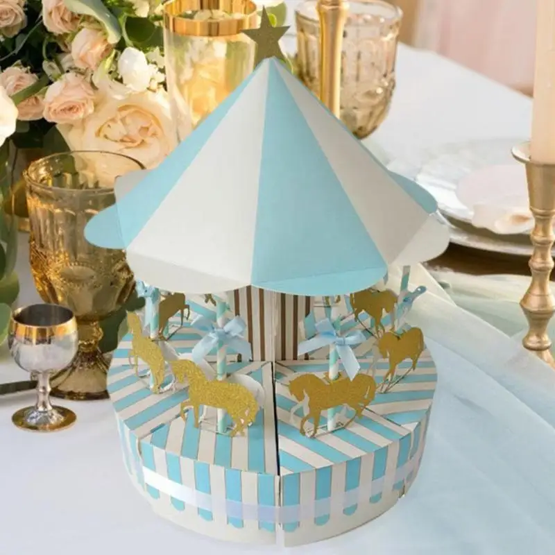 Романтическая карусельная коробка конфет элегантная и красивая креативная