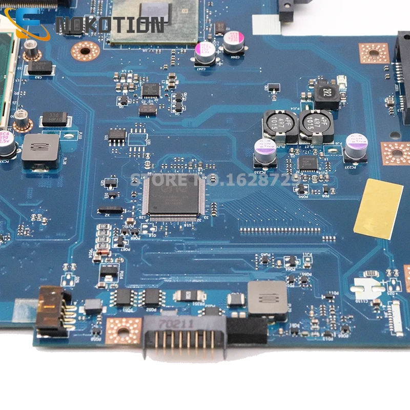 NOKOTION ноутбук материнская плата для Acer 5741 5741ZG материнская плата MBWJU02001 LA-5892P HM55 UMA DDR3 процессор