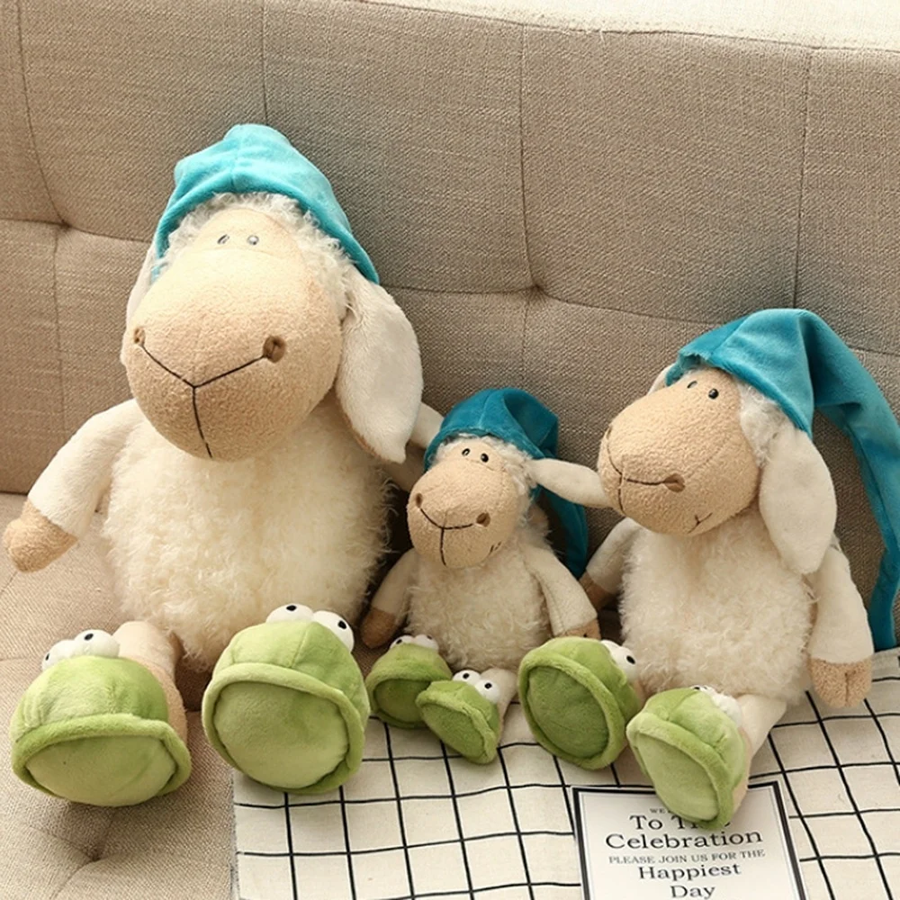 Детские игрушки ягненка куклы и аксессуары мягкие животные плюшевые спящие