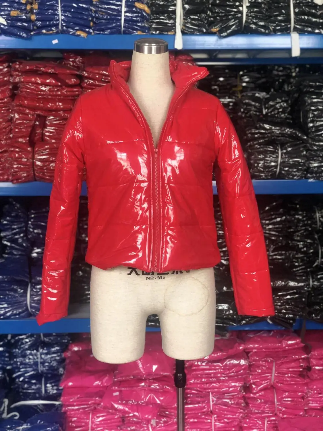 Helisopus зимняя блестящая кожаная куртка женская плюс размер на молнии