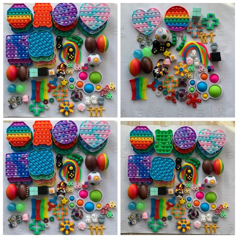 

Fidget Toys 22PCS Pack Sensory Toy Set Autism Anxiety Anti Stress Decompression Antistress Relief Toys For Kids Adults