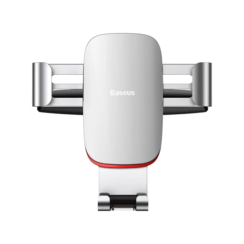 Silver Автомобильный держатель для телефона Baseus Gravity, вращающийся на 360 градусов, держатель для мобильного телефона, подставка, кронштейн для CD слота, держатель для iPhone, samsung - Цвет: Silver