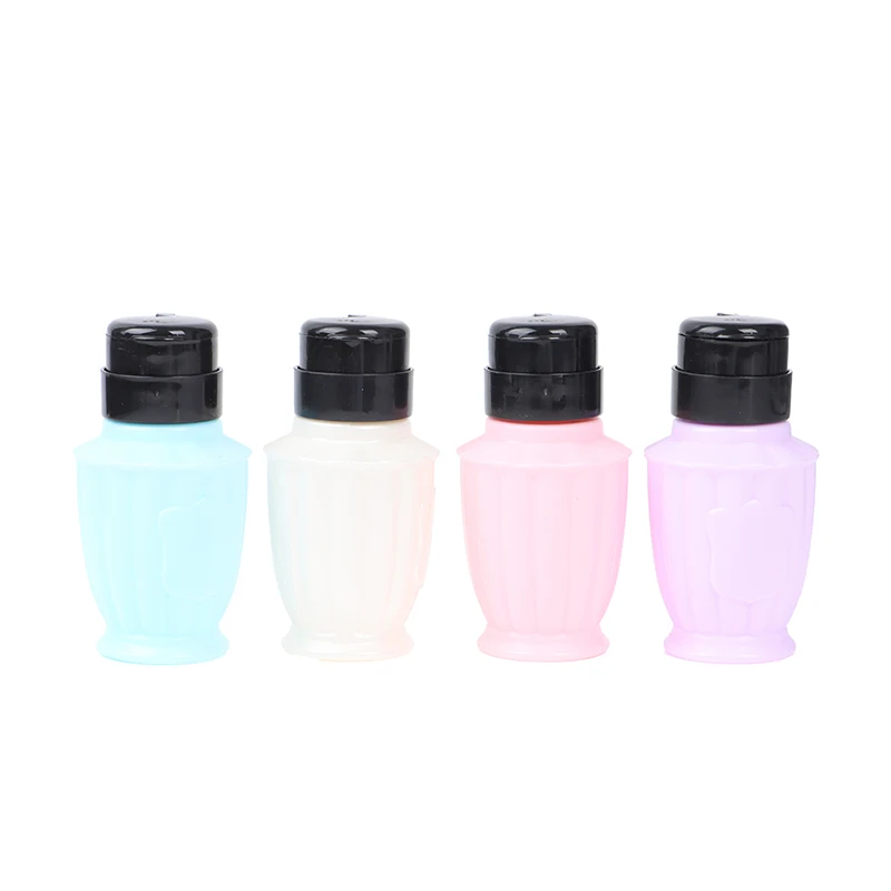 250 мл бутылки многоразового использования нейл арта насос дозатор пустая бутылка