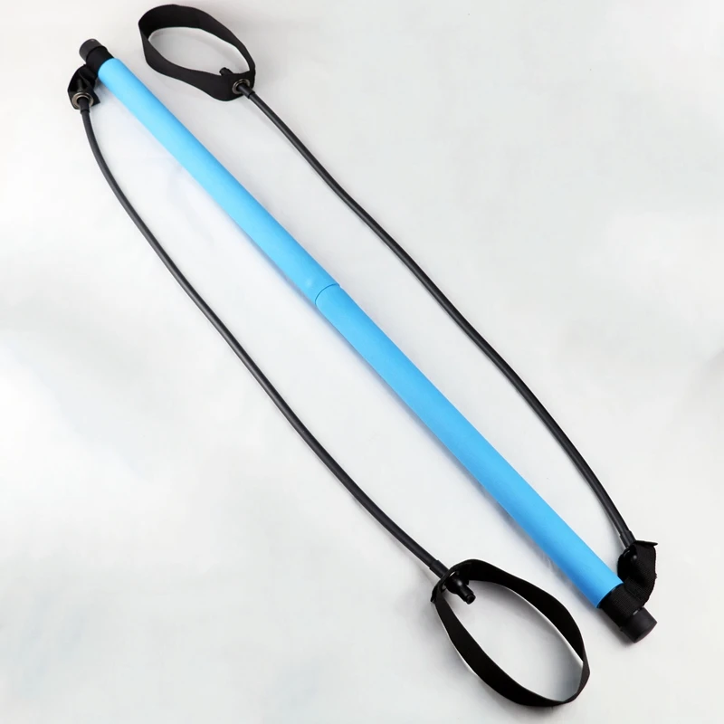 Пилатес палка для упражнения растягивающиеся ленты Длинные полосы