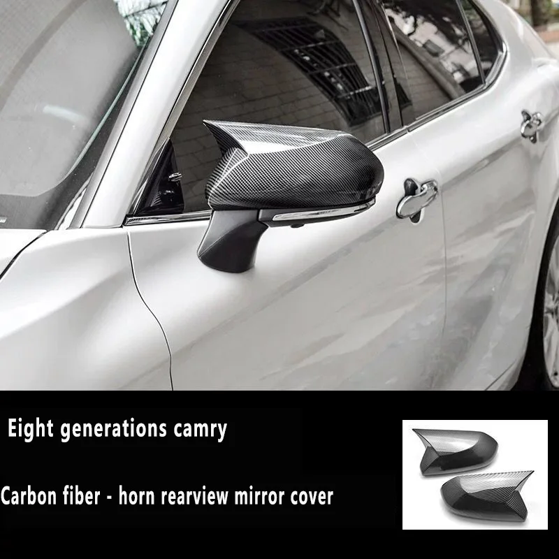 

Suitable for Toyota 18-19 eighth generation Camry horns rearview mirror cover Modified rearview mirror cover decoration