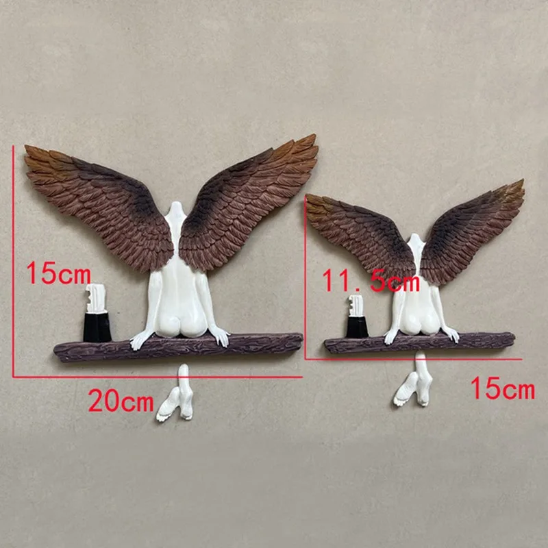 

Angel Art Sculpture Wall Decoration 3D Statue for Living Room Bedroom Decoration Home Decor Garden Statue Artwork Angel Wings 50