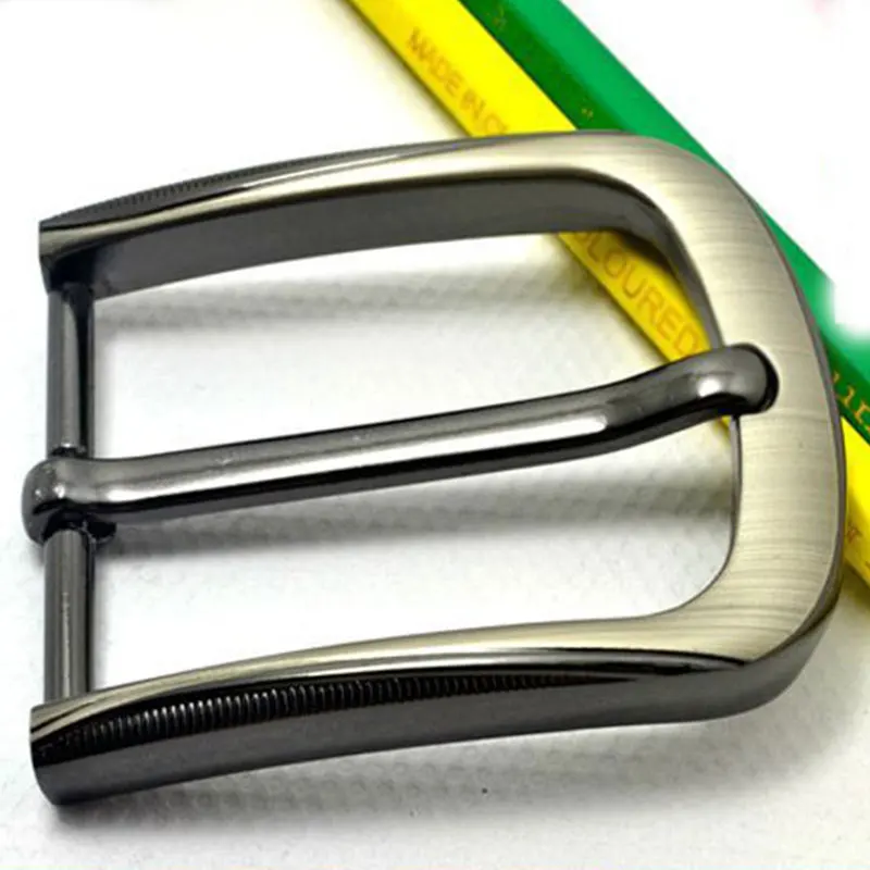 

1 Pc 40mm Zinc Alloy Men Belt Buckle Hardware Belt Head Replaceable Single Pin Buckle Leather Belt Bridle Belt Accessories