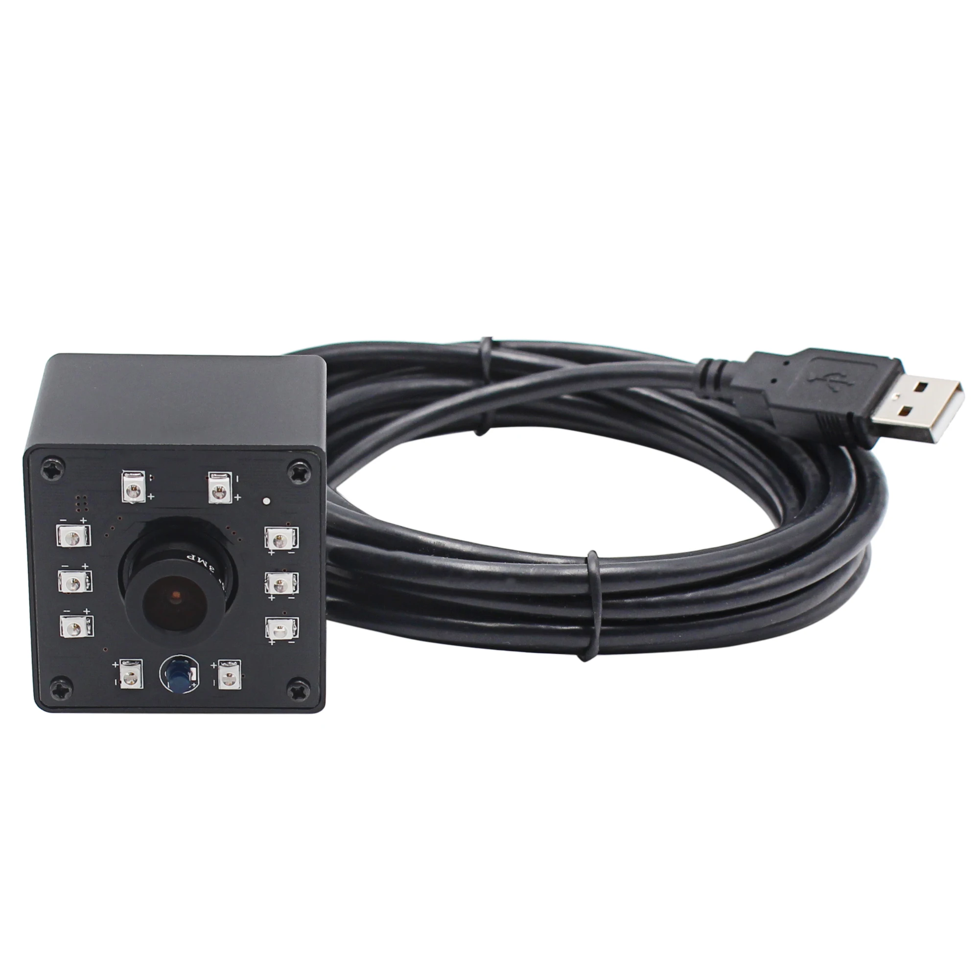 USB камера ночного видения ELP VGA с 10 ИК светодиодный 0.3MP 640X240 HD веб поддержкой IR