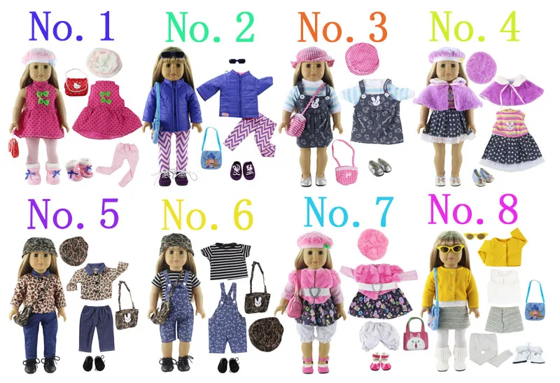 Holl продажа различных красивых платьев принцессы 18 дюймов кукольная одежда для