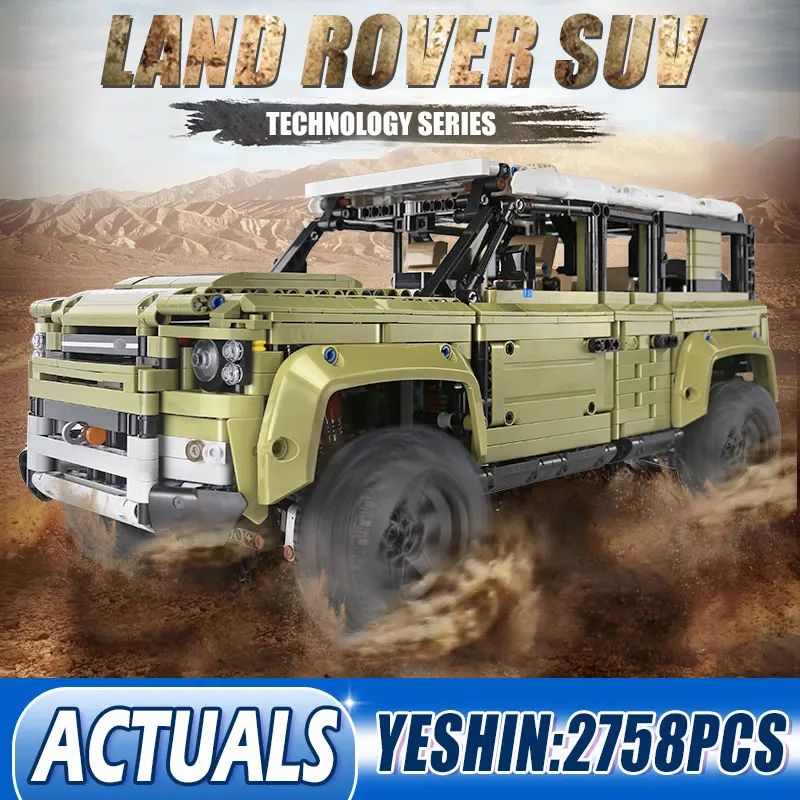Молд King 13175 зеленый автомобиль MOC 93018 Внедорожник Land Rover Defender SUV модель