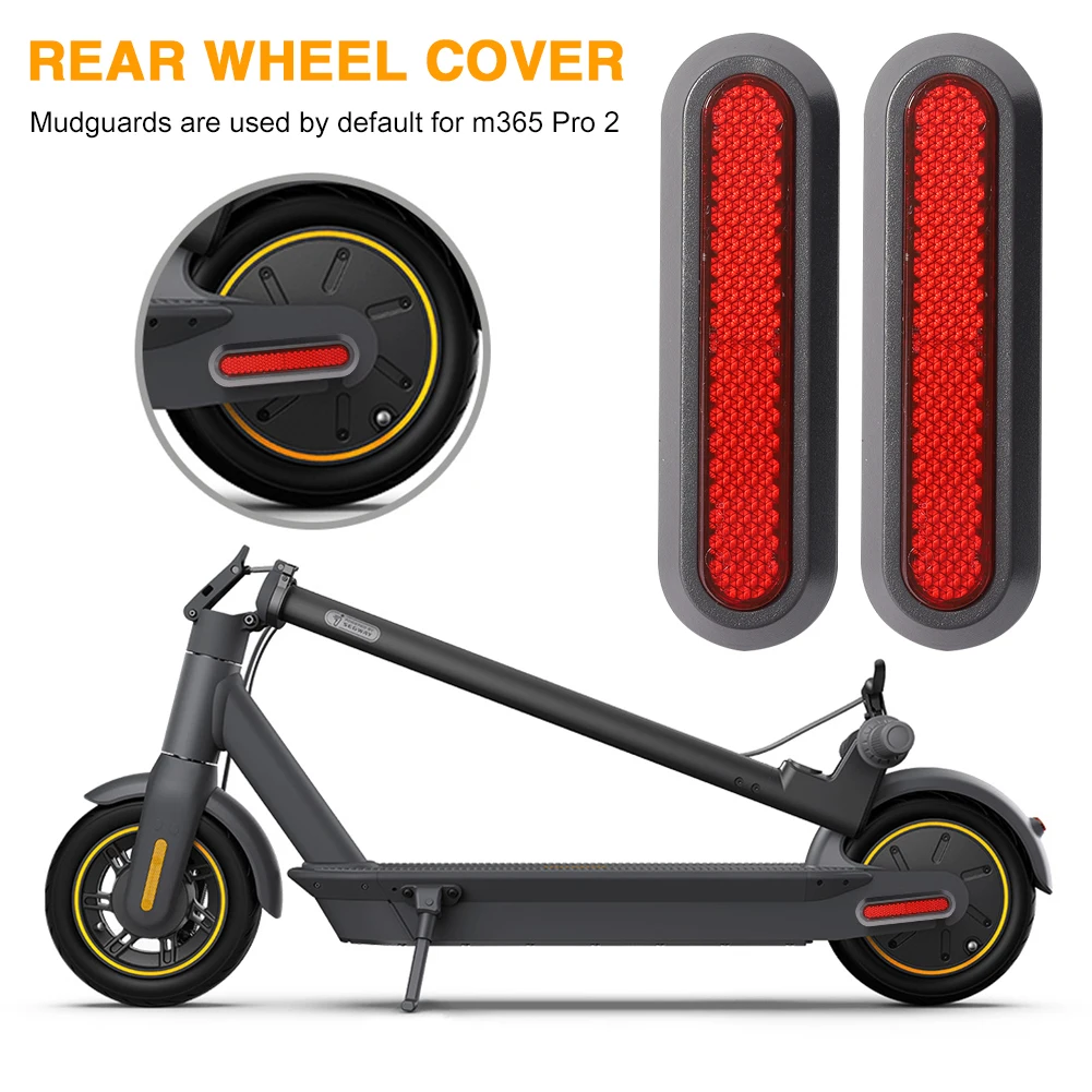 

Reflective Parts Front Rear Wheel Cover Protective Shell For Xiaomi Mijia M365 Electric Scooter Safety Reflective Accessories