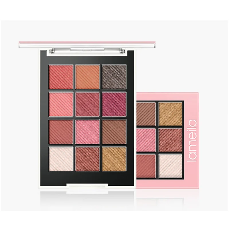 12 Colors Natural Shimmer Eyeshadow Palette Make up Eye Cosmetics Shadow Easy To Wear hot sale |