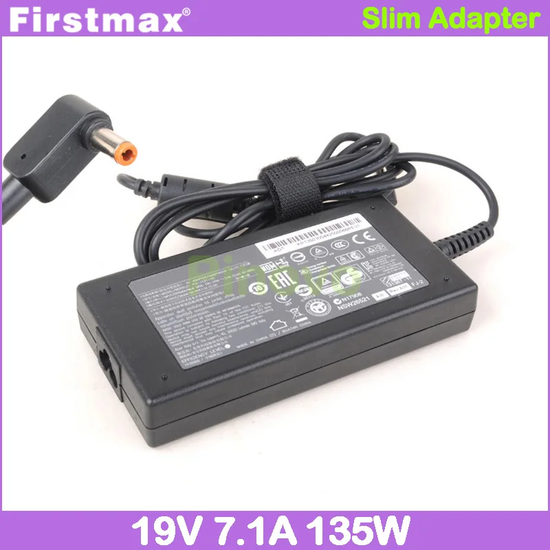 Firstmax ac адаптер переменного тока 19 5 в 6.92A 19V 7.1A зарядное устройство для ноутбука MSI