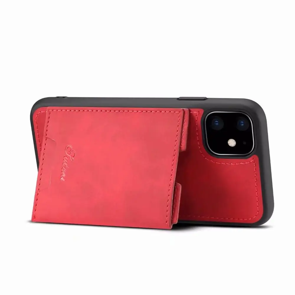 

Fashion Leather Case Card Holder Cover Wallet Case For iPhone 11 Pro Max Phone Case For iPhone 6 6s 8 7 Plus X XR XS MAX