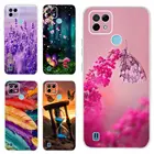 Для Realme C21 чехол C 21 6,5 ''милый модный Мягкий силиконовый чехол для Oppo Realme C21 C 21 RealmeC21 чехол для телефона s Чехол