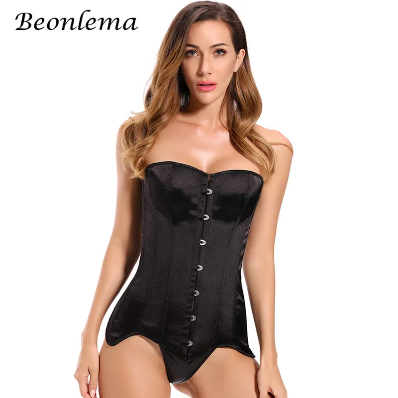 Корсет женский со стальными косточками на шнуровке размера плюс | Женская одежда