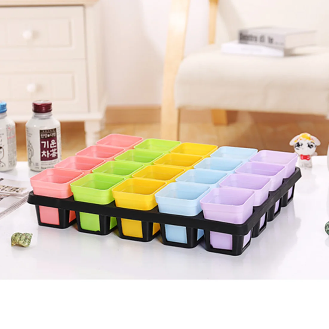 Экстра прочность рассада стартер лотки пластиковые Семена комплект вставить