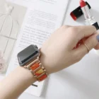 Ремешок из нержавеющей стали для apple watch 42 мм 38 мм, браслет из полимера для apple watch 6 5 40 мм 44 мм Series 7 41 мм 45 мм