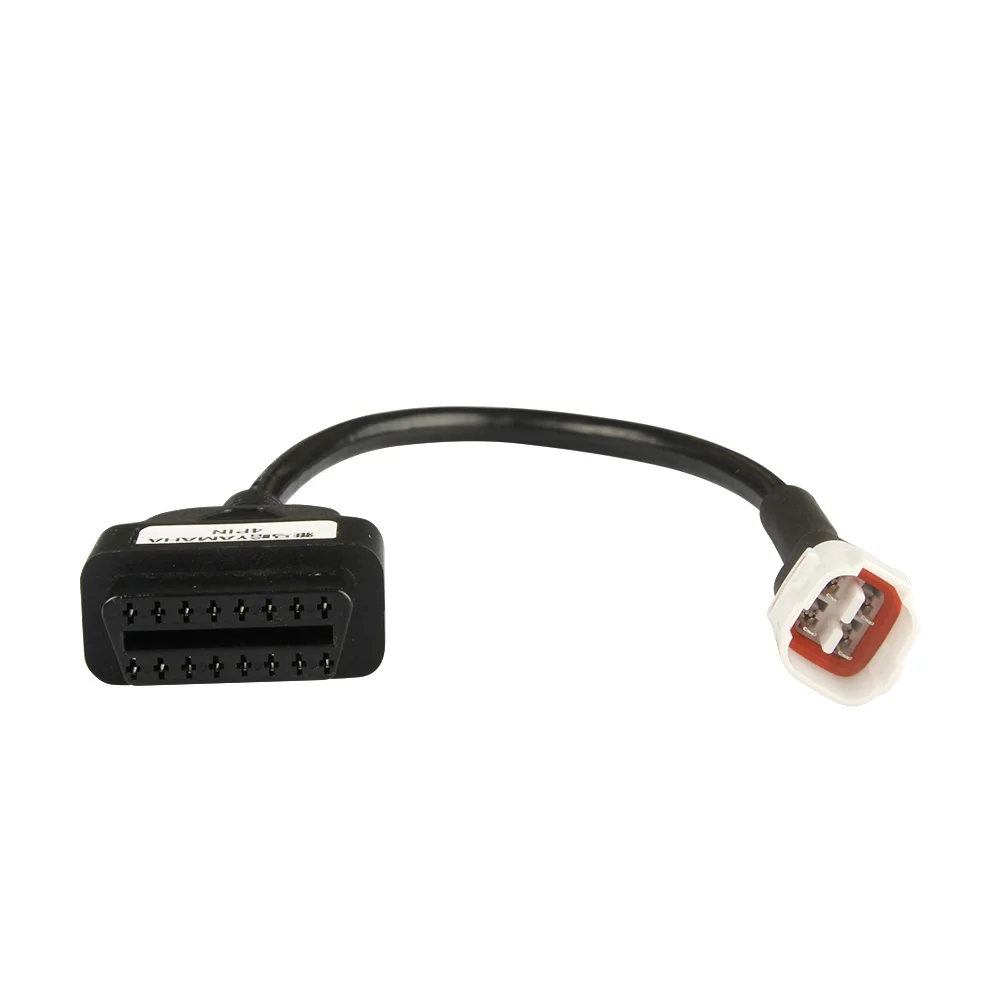 4 16 контактов OBD2 адаптеры для мотоцикла OBD диагностический кабель удлинитель Yamaha