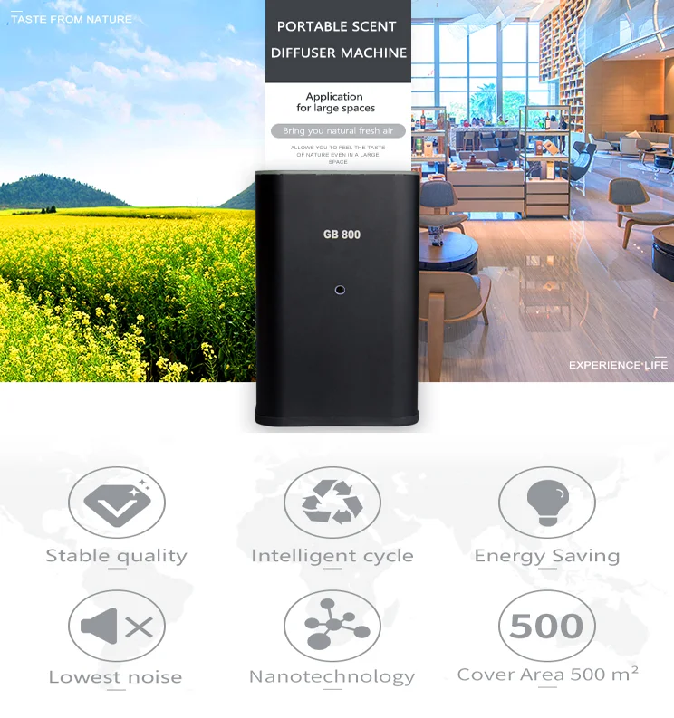 

New professional 500ml WIFI scent fragrance oil diffuser for lobby hotel