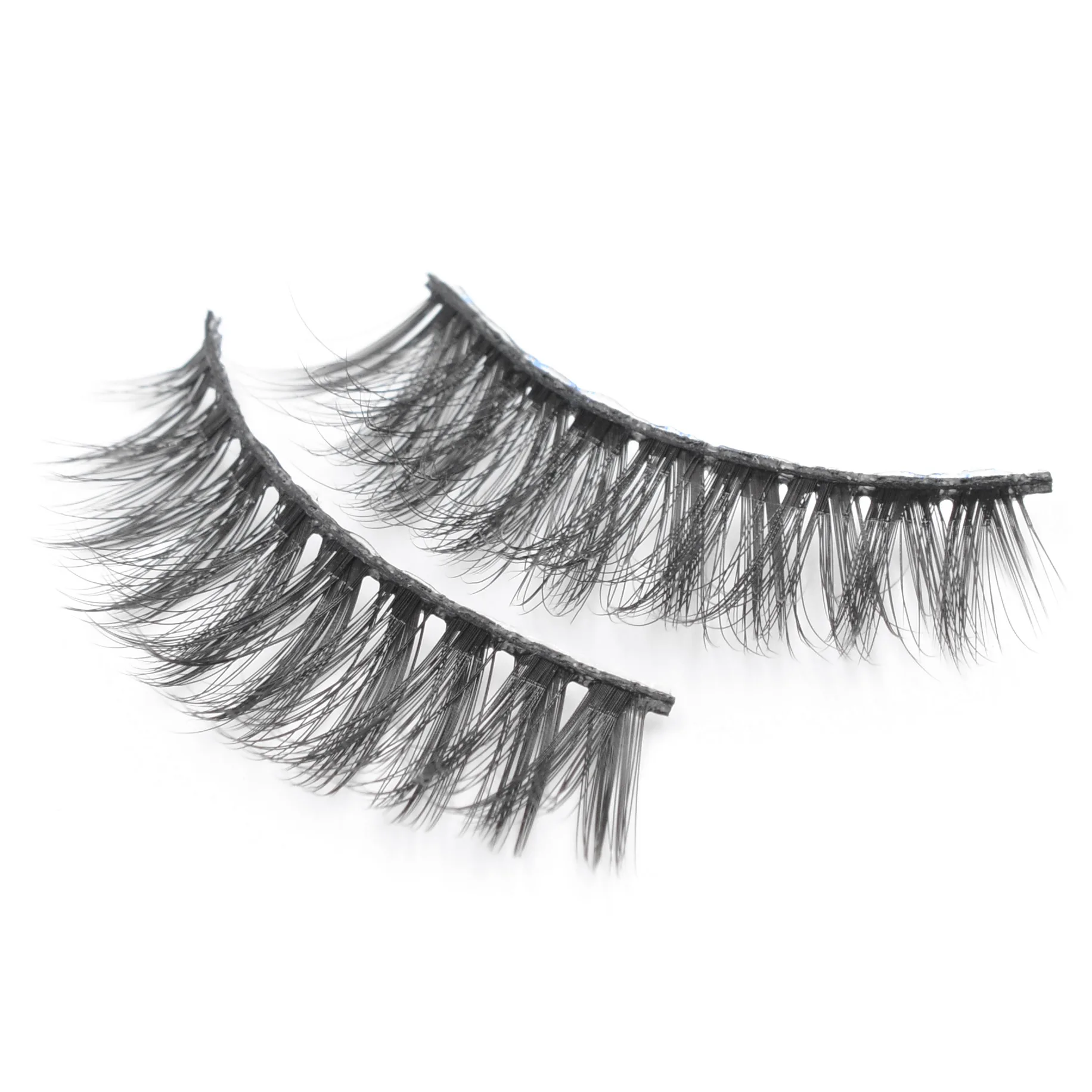 Новинка 1 пара ручная работа 3D Поддельные ресницы Короткие накладные крестик