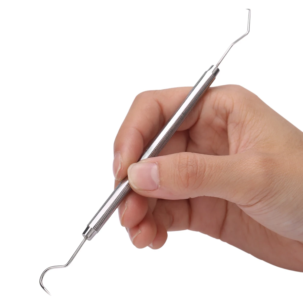 

3Pcs Stainless Steel Instruments Dental Tool Mouth Mirror Probe Plier Tweezer Teeth Clean Hygiene Kit For Oral Examination Clean