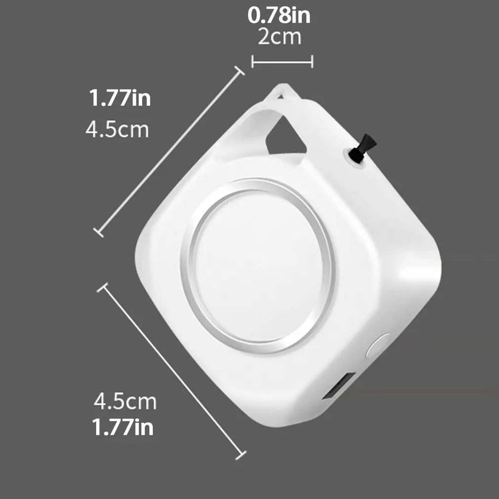 

Round Shape Necklace Air Purifier Lanyard Mini Negative Ion Purifier Household Fast Charging Built-in 120mAh Battery