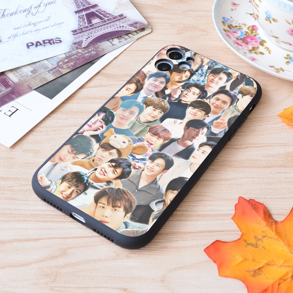 

For iPhone Kim Seon Ho Collage Print Soft Matt Apple iPhone Case