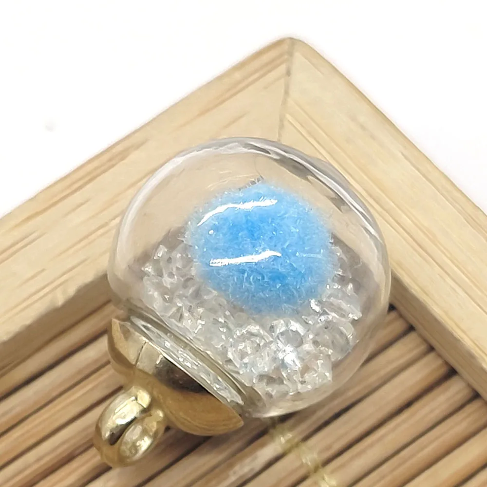 Подвеска в виде стеклянного шара 5 цветов хрустальное ожерелье стеклянная банка