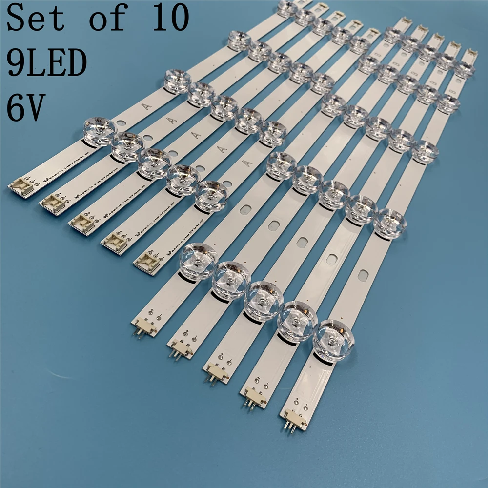 

New 10 PCS/set LED backlgith strip Replacement for LG 49LB5500 LC490DUE Innotek DRT 3.0 49 A B 6916L-1788A 1789A 1944A 1945A