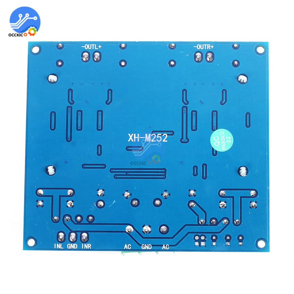 XH M252 tda8954 я Плата усилителя двухканальный переменный ток 24 В 2x420 Вт стерео HIFI класс