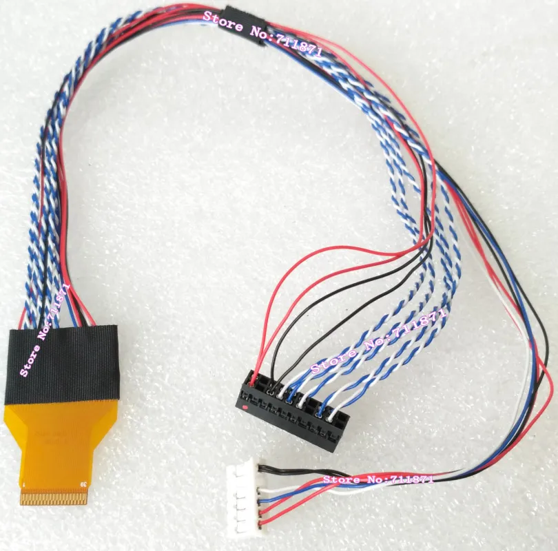 LVDS 1ch 8Bit 0 3 шаг 39 P 39Pin MiPi линейный кабель для экрана мм Pin FFC FPC 8bit ЖК-экрана провод |