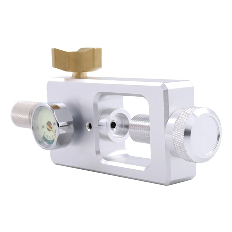 

5000Psi Scuba Test Valve Connected to Long Copper Two-Color Female Head