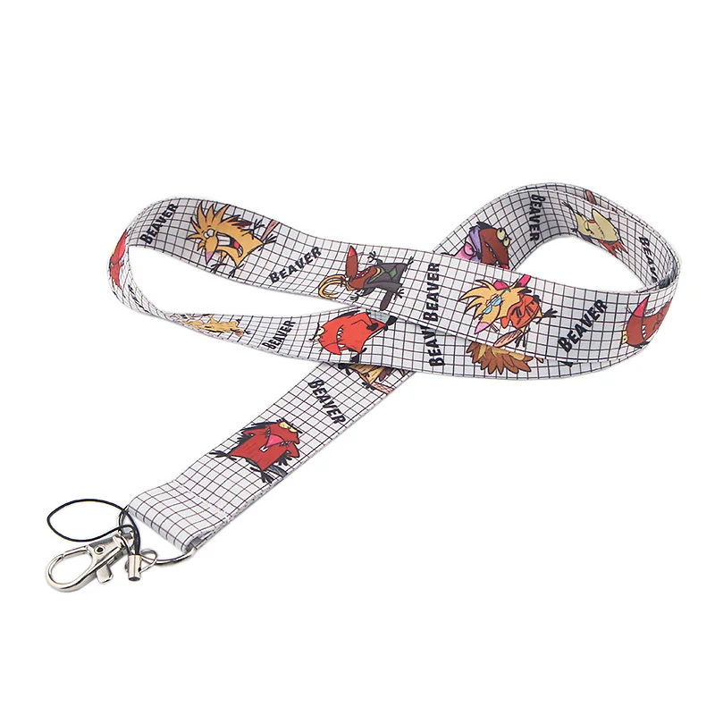 

CA93 The Beaver Lanyard Neck Strap for key ID Card Cellphone Straps Badge Holder DIY Hanging Rope Neckband Accessories