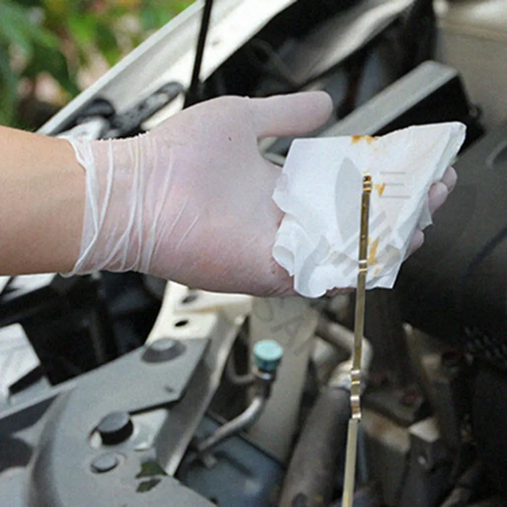 Одноразовые нитриловые перчатки 100 белых пищевых защитных перчаток |