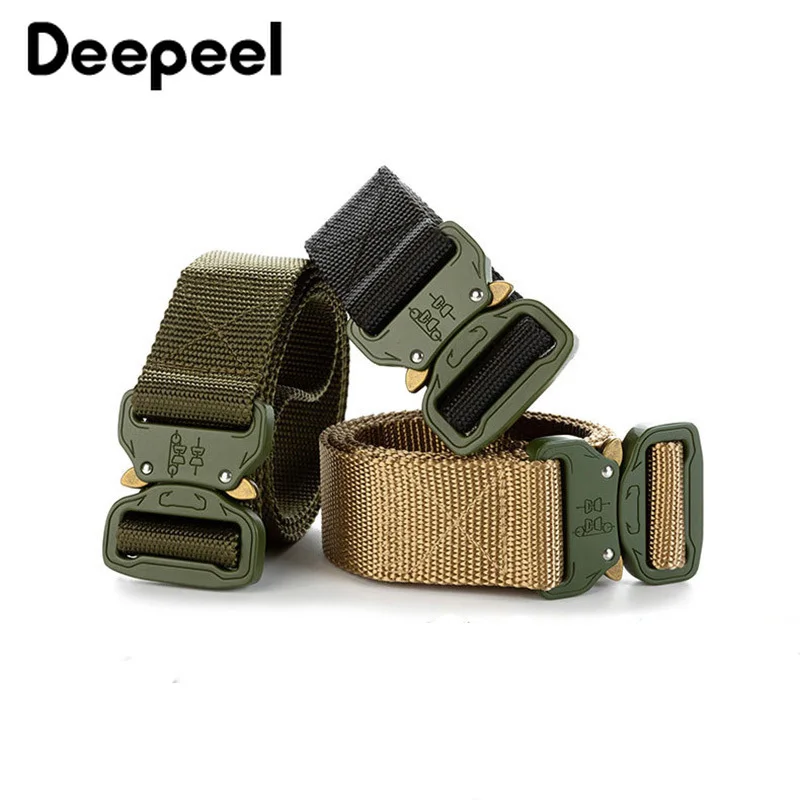 Deepeel 1 шт. 125x11 5/135/см армейский зеленый тактический Мужской ремень с