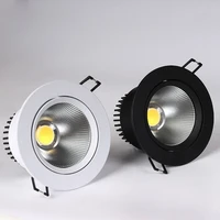 super bright recessed led dimmable downlight cob 3w 5w 7w 12w 15w 20w 30w led ceiling spot light led ceiling lamp ac 110v 220v