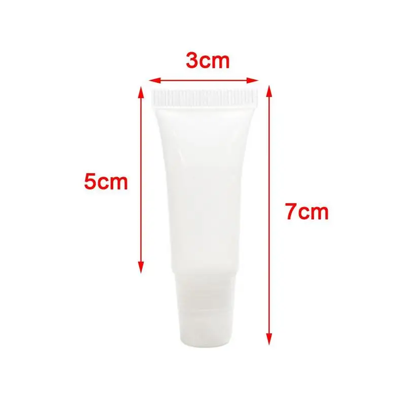 

Empty Tubes Lip Gloss Balm Clear Cosmetic Containers N6F1