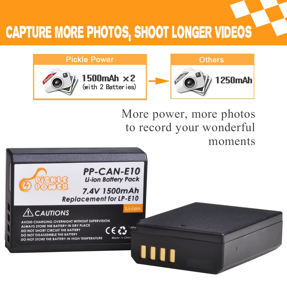 2 предмета LP E10 LPE10 Камера Батарея & светодиодный USB Зарядное устройство для Canon 1100D