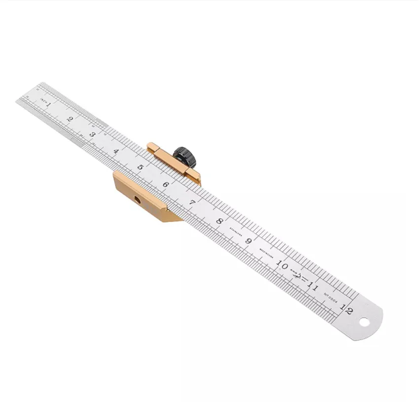ASCENDAS Aluminum Alloy 45 Degrees Angle Line Caliber Ruler Locator Block Gauge Woodworking Tool TP-0234 | Инструменты