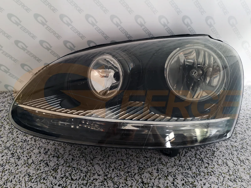 Для VOLKSWAGEN VW golf 5 V mk5 2004 2005 2006 2007 2008 2009 отличное Ультра яркое освещение CCFL ангельские глазки комплект halo кольца