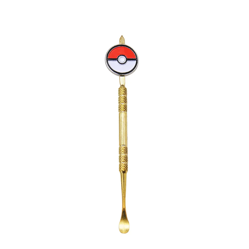 Нержавеющая сталь Carb Cap Dabber воск масло папа инструмент 4 7 дюйма ручка каверсы