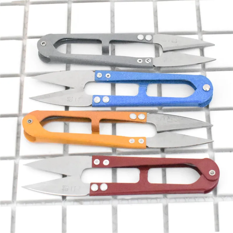 Рандомный цвет искусственные ножницы линия ручной резки сделай сам и бумажные